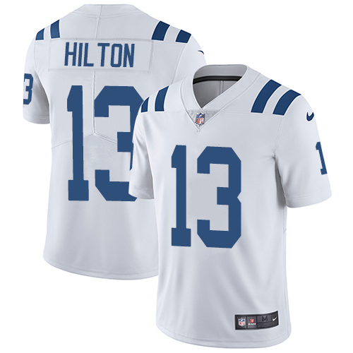 Indianapolis Colts #13 Limited T.Y. Hilton White Nike NFL Road Men JerseyVapor Untouchable jerseys